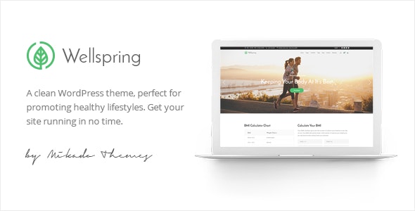 Wellspring v2.5 - Health, Lifestyle &amp; Wellness Theme