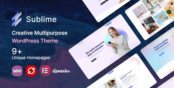 Sublime v1.0 - Creative Multipurpose WordPress Theme