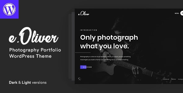 Oliver v1.3.3 - Photography Portfolio Theme