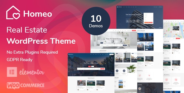 Homeo v1.2.19 - Real Estate WordPress Theme