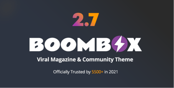 BoomBox v2.8.0 - Viral Magazine WordPress Theme