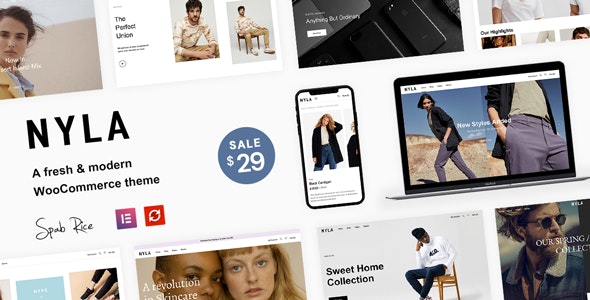 Nyla v1.6.1 - A Fresh &amp; Modern WooCommerce Theme