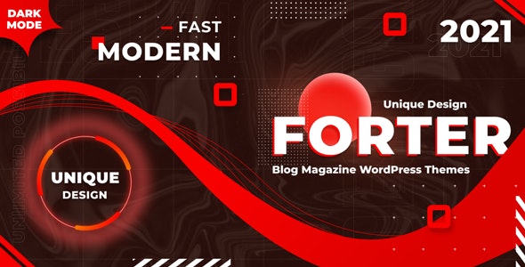 Forter v1.3 - Magazine and Blog WordPress Theme