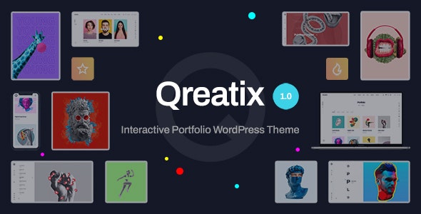 Qreatix v1.0 - Interactive Portfolio WordPress Theme