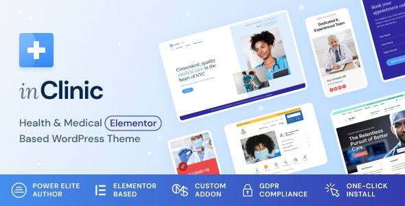 InClinic v1.0.0 - Healthcare &amp; Medical WordPress Theme