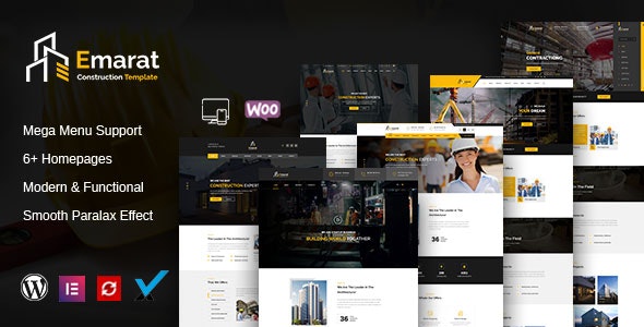 Emarat v1.0 - Construction WordPress Theme