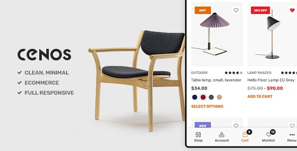 Cenos v1.1.4 - Modern Furniture WooCommerce Theme