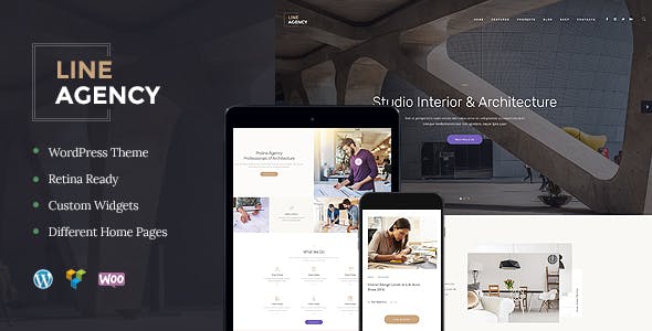 Line Agency v1.2.1 - Interior Design &amp; Architecture Theme