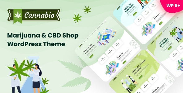 Cannabio v1.8.1 - Marijuana and Cannabis WordPress Theme