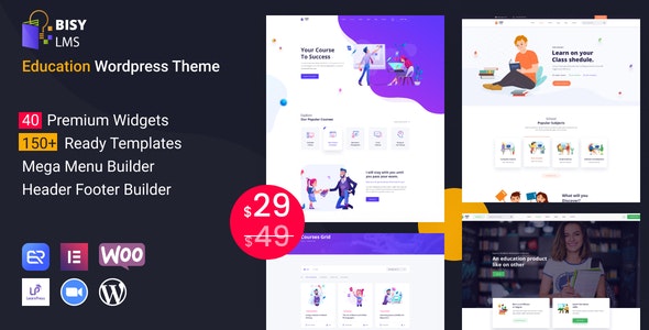 Bisy v2.4.0 - Education WordPress Theme