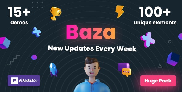 Baza v1.15 - Creative MultiPurpose WordPress Theme