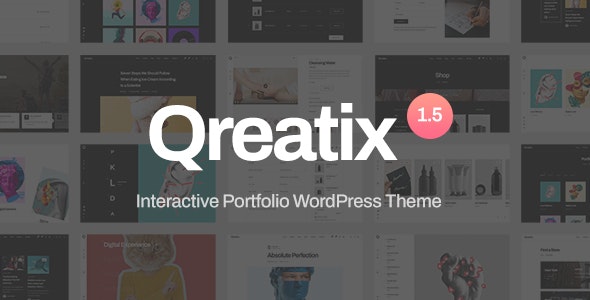 Qreatix v1.5.4 – Interactive Portfolio WordPress Theme