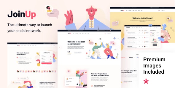 Join Up v1.1 - BuddyPress Community Theme