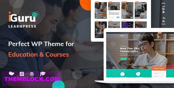 iGuru v1.2.4 - Education &amp; Courses WordPress Theme