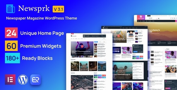 Newsprk v3.2 - Newspaper WordPress Theme