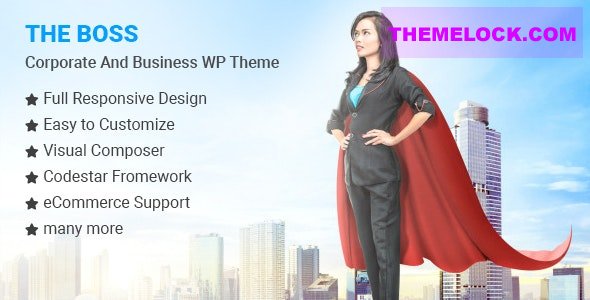 The Boss v1.0.6 - Corporate &amp; Business WordPress Theme