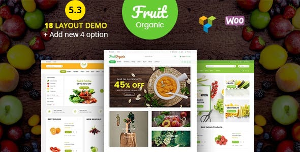 Food Fruit v5.9 - Organic Farm, Natural RTL Responsive WooCommerce WordPress Theme