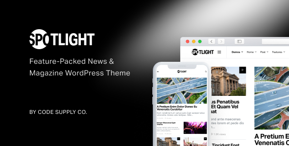 Spotlight v1.6.9 - Feature-Packed News &amp; Magazine Theme