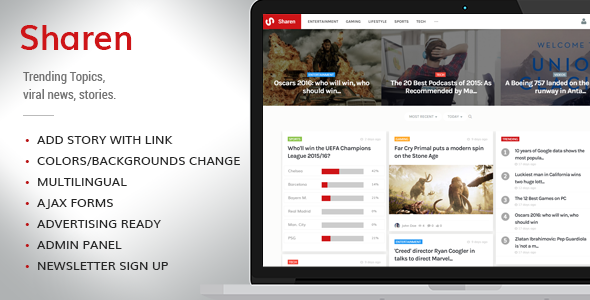 Sharen v3.7 - Trending Topics, viral news, stories