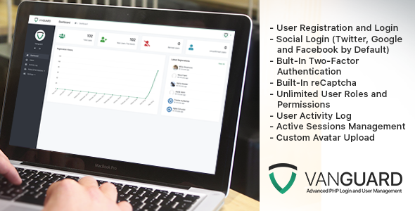 Vanguard v3.0.0 - Advanced PHP Login and User Management