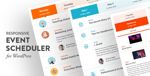 Responsive Event Scheduler for WordPress v1.1.0.6