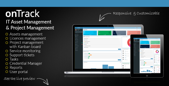 onTrack v1.14 - IT Asset Management & Project Management