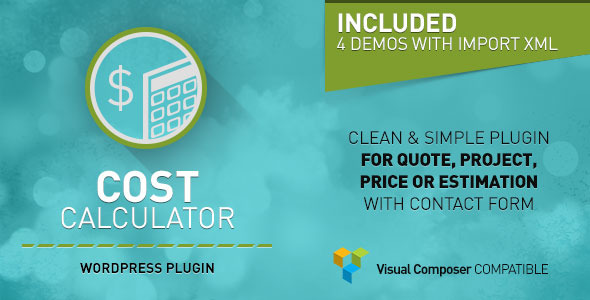 Cost Calculator - WordPress Plugin