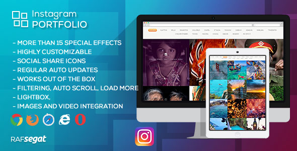 Instagram Portfolio v1.3.2 - WordPress Plugin