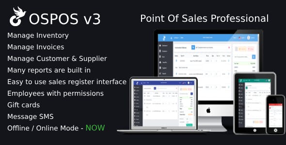 OSPOS Professional (online & offline) v3.3.0