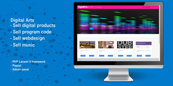 Laravel Digital Products - Multi-Vendor Market