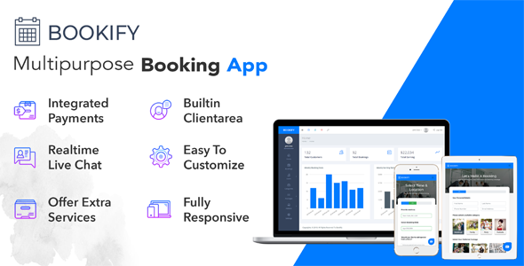 Bookify v1.4 - Multipurpose Booking App