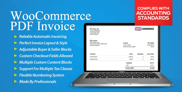 WooCommerce PDF Invoice v3.1.5