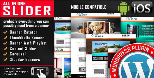 All In One Slider v3.6 - Responsive WordPress Slider Plugin