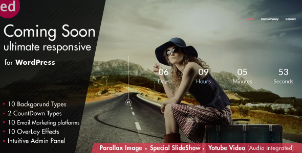 Coming Soon v3.5 - CountDown Responsive WordPress Plugin