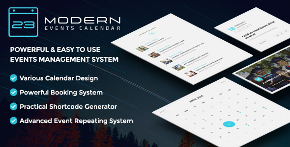 Modern Events Calendar v1.7.0 - Responsive Event Scheduler