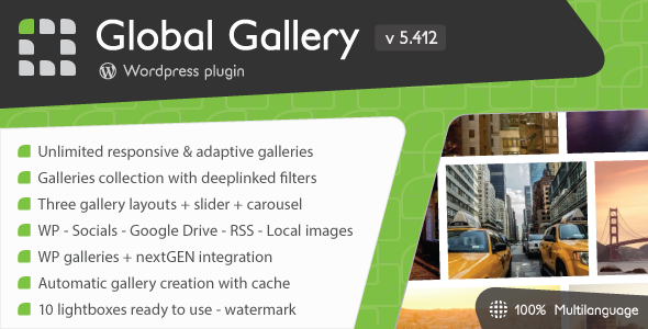 Global Gallery v5.412 - WordPress Responsive Gallery