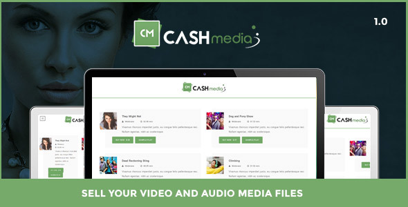 CashMedia - Sell Your Video and Audio Media Files