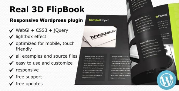 Real 3D FlipBook v2.35 - WordPress Plugin