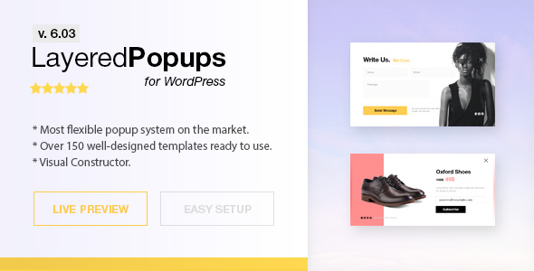 Layered Popups for WordPress v6.03