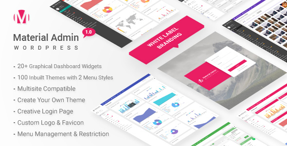 Material - White Label WordPress Admin Theme