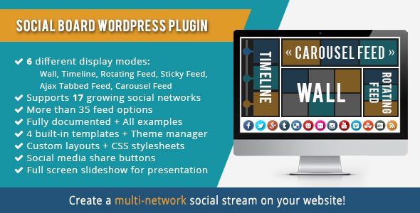 WordPress Social Board v3.3.1