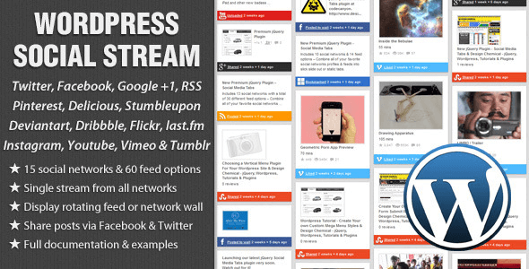 WordPress Social Stream v1.6.2