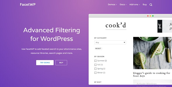 FacetWP 3.0 - Better Filtering for WordPress