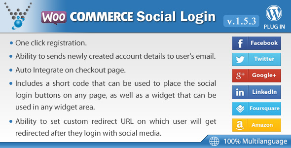 WooCommerce Social Login v1.5.3