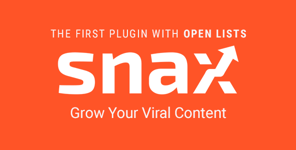 Snax v1.13.1 - Viral Front-End Uploader