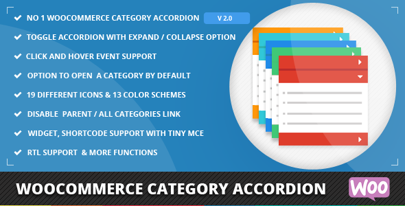 WooCommerce Category Accordion v2.0