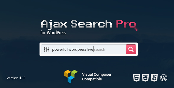 Ajax Search Pro for WordPress v4.11.9 - Live Search Plugin