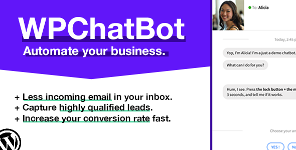 WP Chatbot v1.13 - WordPress Chatbot Builder