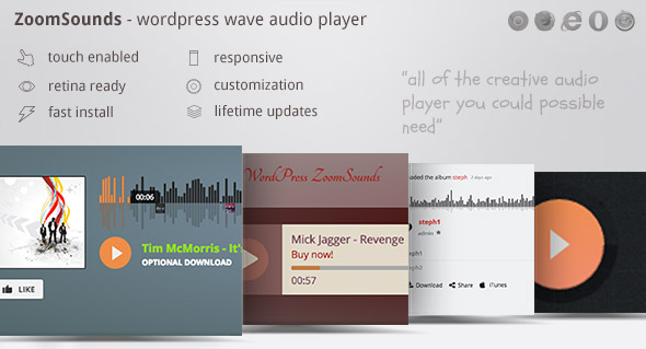 ZoomSounds v3.40 - WordPress Audio Player