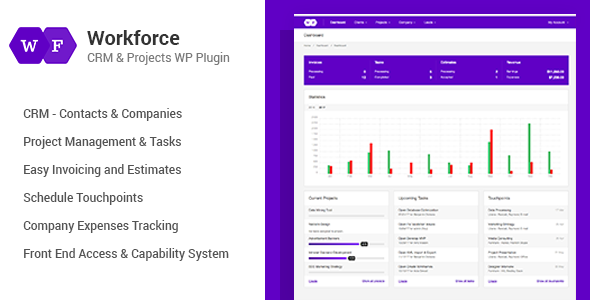 Workforce v1.2.3 - CRM & Project Management WordPress Plugin